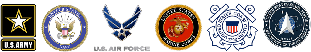 Military branch logos