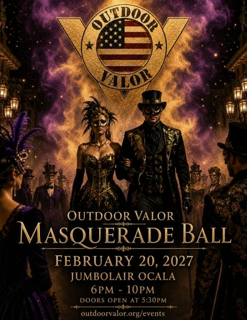 Outdoor Valor Masquerade Ball Flyer